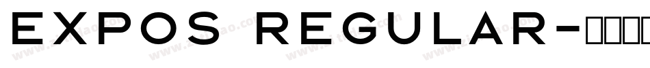 Expos Regular字体转换